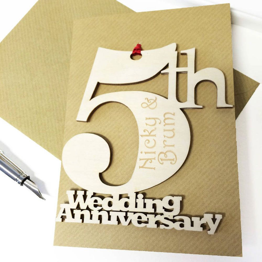 Greeting Card. Appealing Personalised 5Th Wedding Regarding Death Anniversary Cards Templates