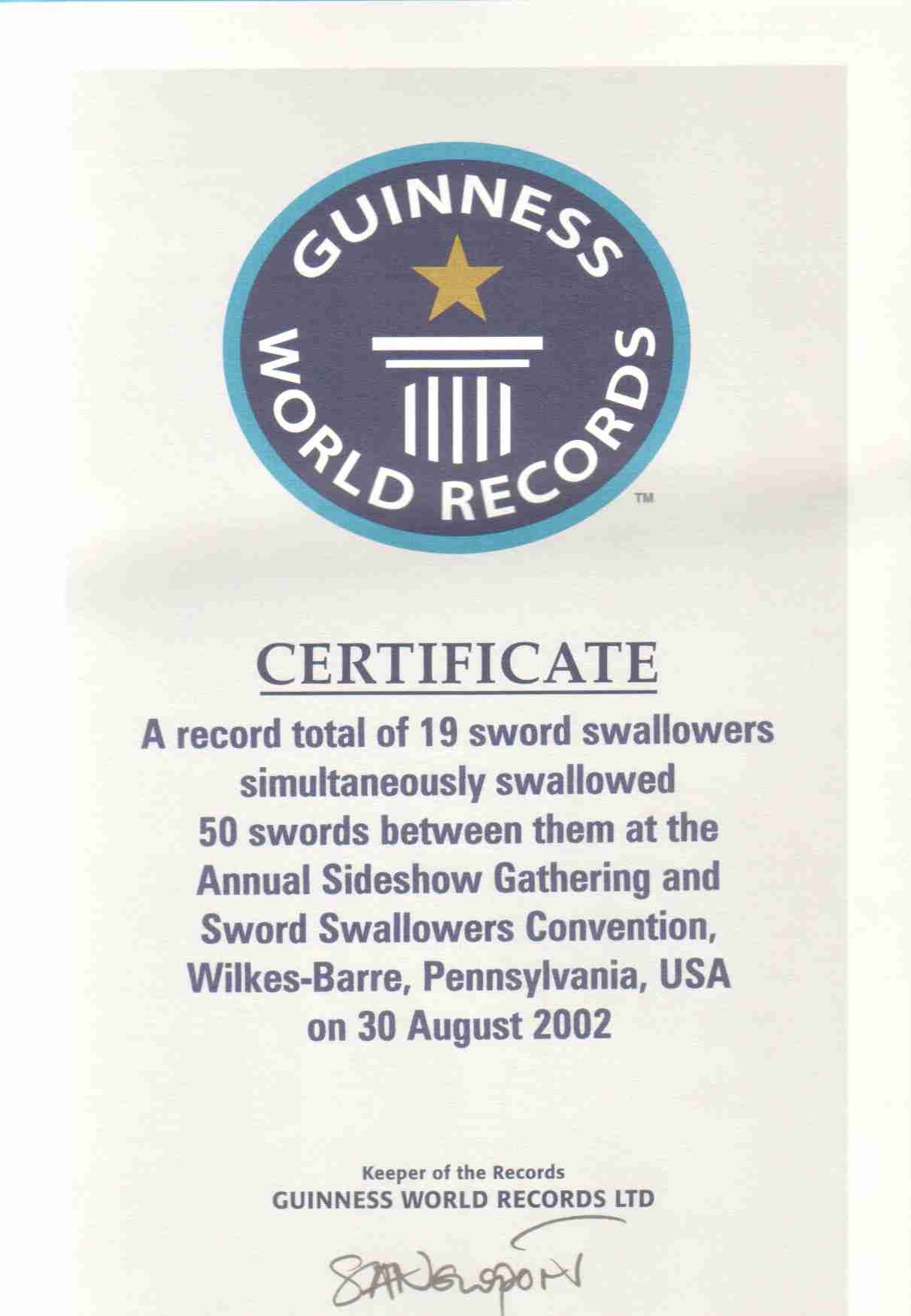 Guinness World Record Certificate Template – Zimer.bwong.co Inside Guinness World Record Certificate Template