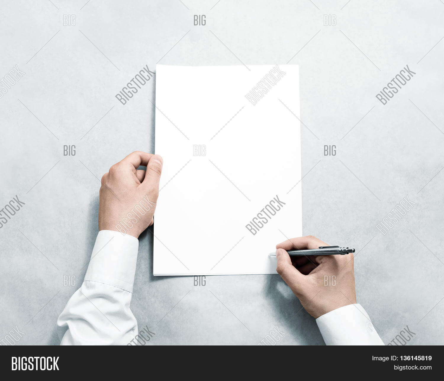 Hand Holding Blank Image & Photo (Free Trial) | Bigstock Within Blank Legal Document Template
