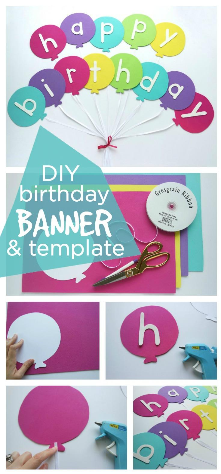 Happy Birthday Poster Ideas – Zimer.bwong.co With Regard To Diy Party Banner Template