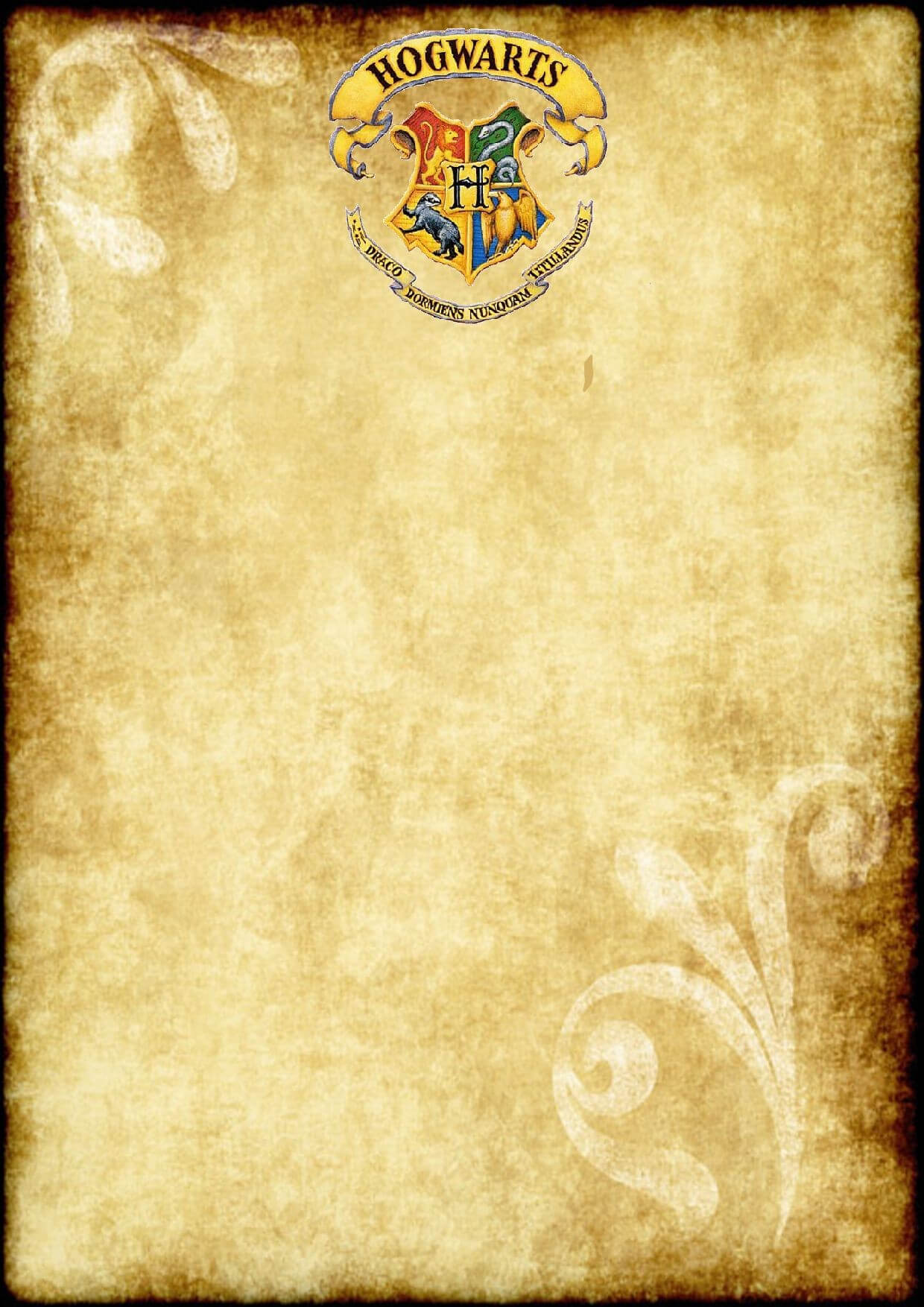 Harry Potter O W L S Certificate Blank Template Hogwarts Within Harry Potter Certificate Template