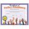 Hayes 180 Pk Perfect Attendance Certificates | Perfect Throughout Hayes Certificate Templates