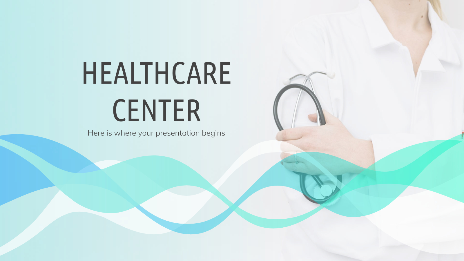 Healthcare Center – Free Presentation Template For Google With Regard To Free Nursing Powerpoint Templates