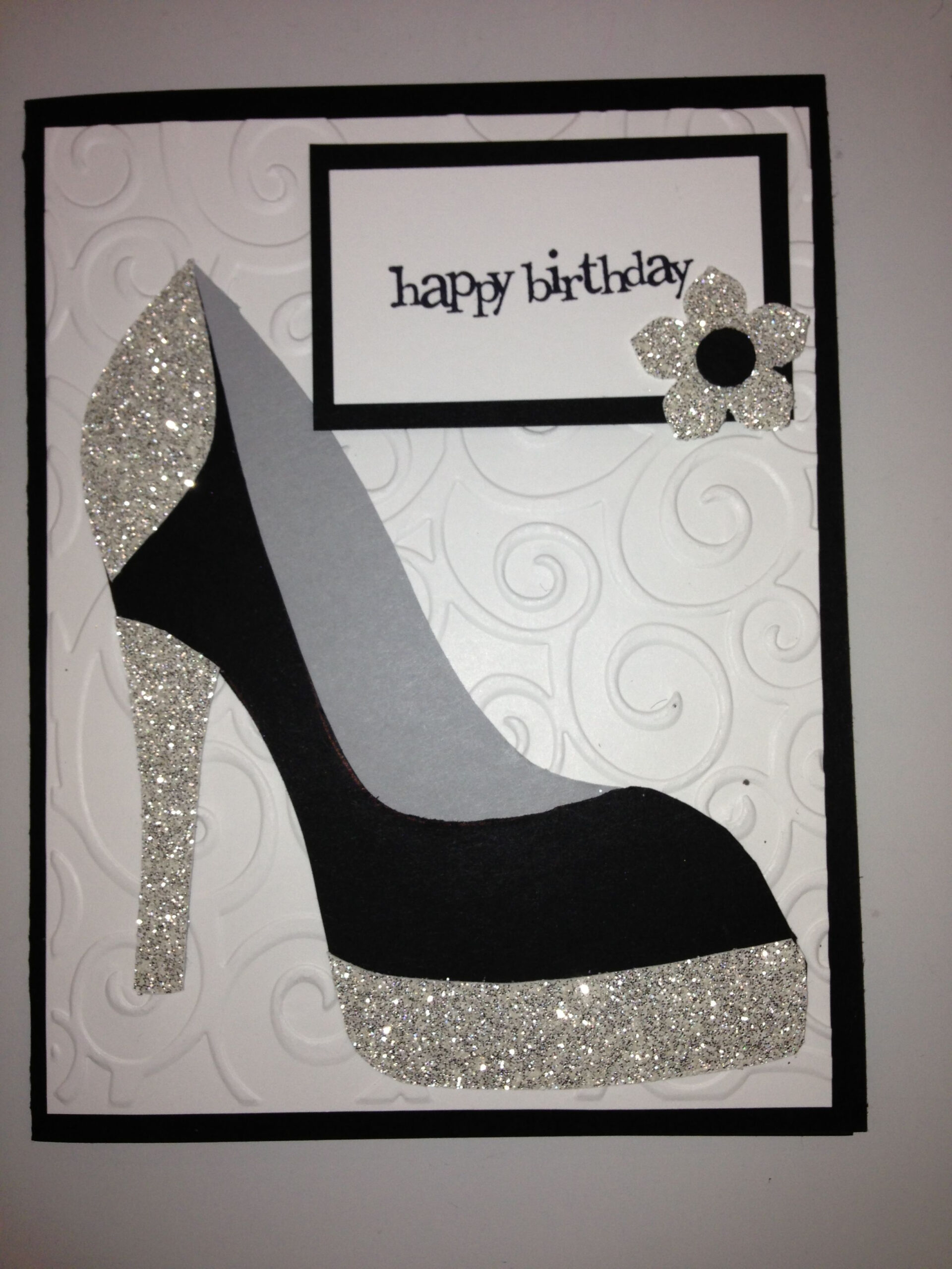 High Heel Shoe Card – Birthday Tanya Bell's High Heel Shoe Pertaining To High Heel Shoe Template For Card