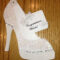 High Heel Shoe Card – Bridal Shower Tanya Bell's High With Regard To High Heel Shoe Template For Card
