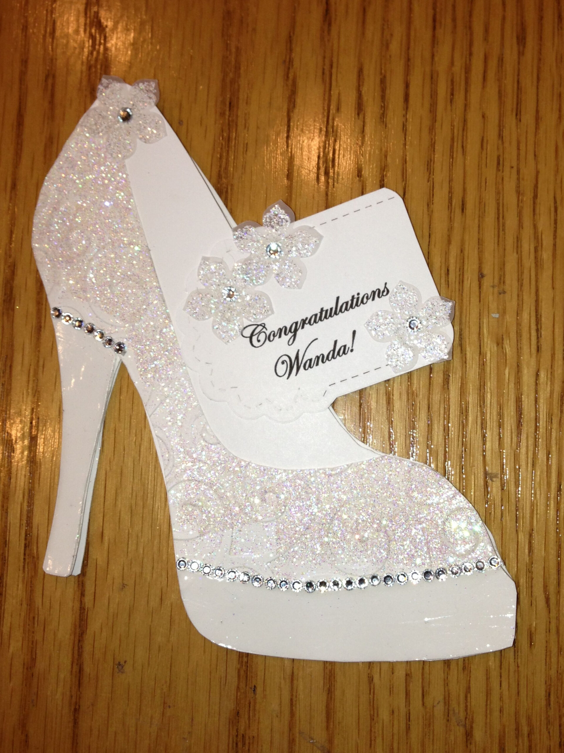 High Heel Shoe Card – Bridal Shower Tanya Bell's High With Regard To High Heel Template For Cards