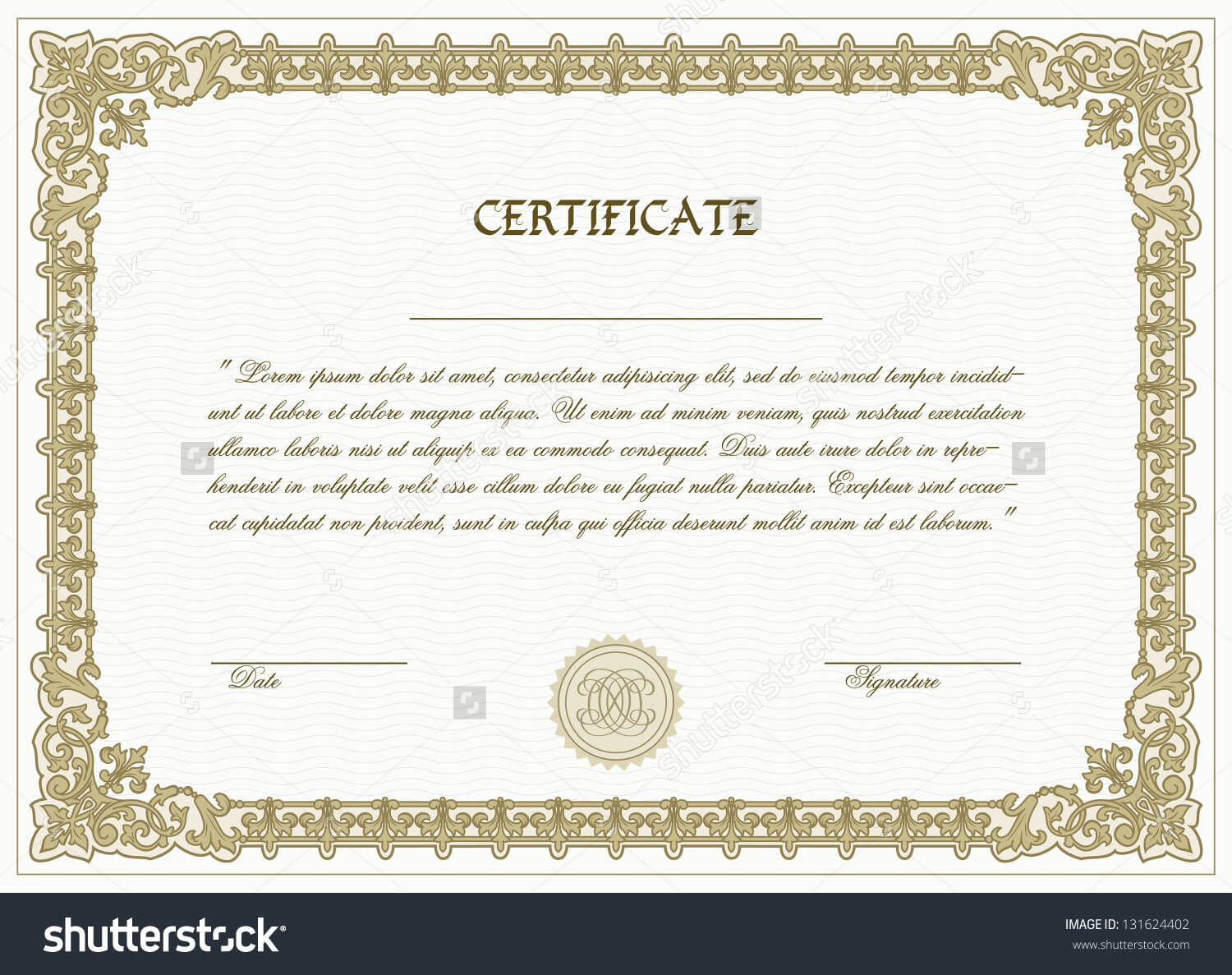 High Resolution High Res Printable Certificate Template Download Pertaining To High Resolution Certificate Template