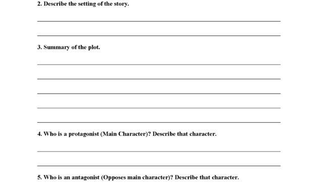 High School Book Report Worksheets | High School Books with High School Book Report Template