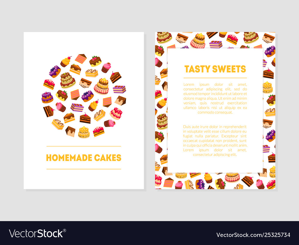 Homemade Cake Tasty Sweets Banner Templates With Inside Homemade Banner Template
