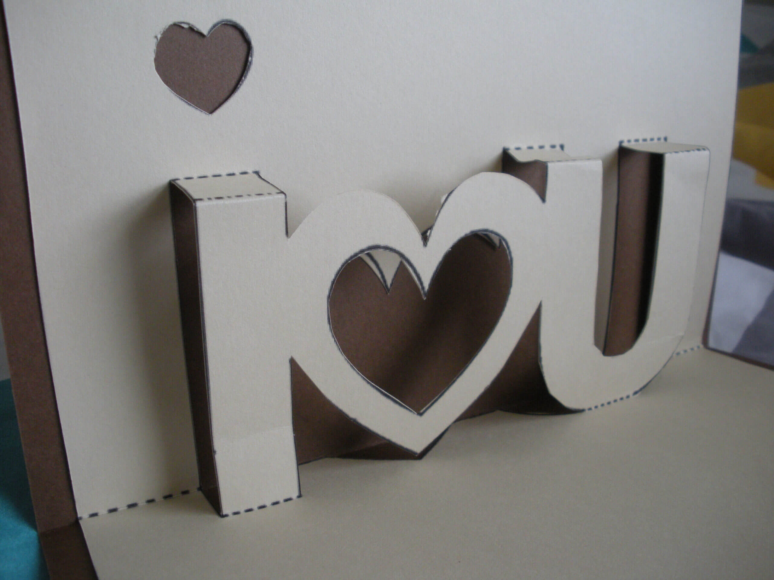 Homemade Card | Twenty One Intended For I Love You Pop Up Card Template