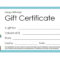 Homemade Gift Certificate Template With Homemade Gift Certificate Template