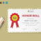 Honor Roll Certificate Template Intended For Indesign Certificate Template