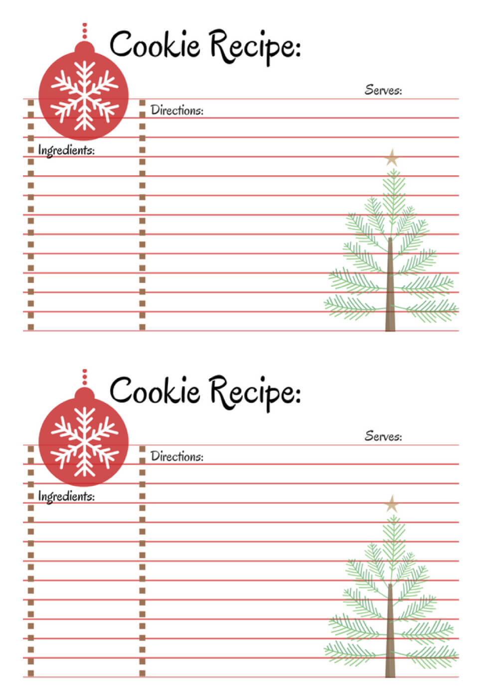 Host A Cookie Exchange Party | Printable Recipe Cards Inside Cookie Exchange Recipe Card Template