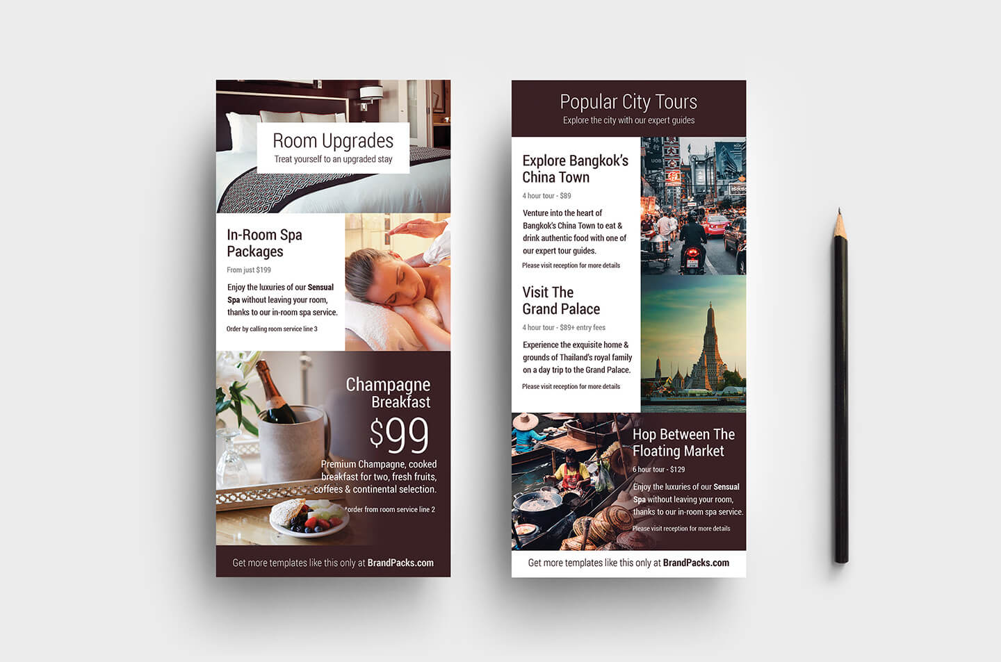 Hotel Dl Card Template V2 – Psd, Ai & Vector – Brandpacks Pertaining To Dl Card Template