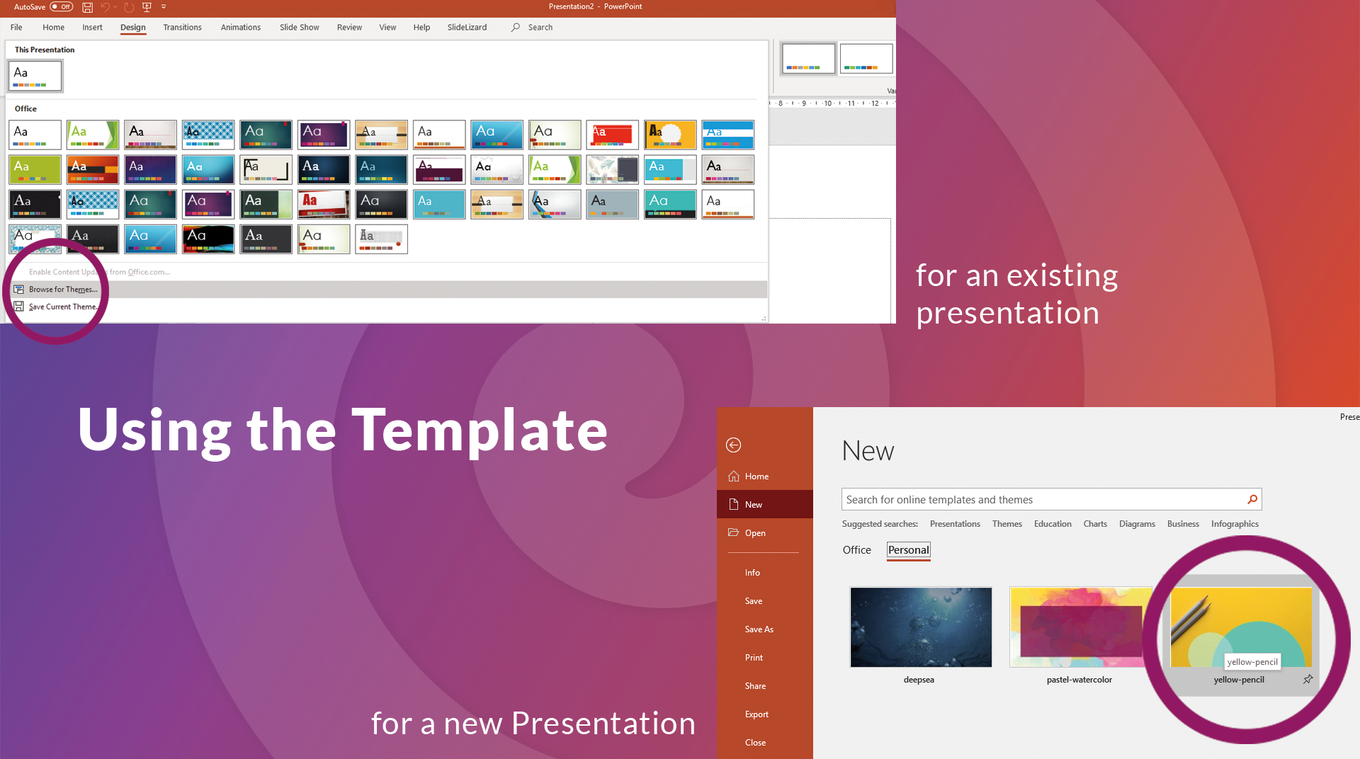 How To Create Your Own Powerpoint Template (2020) | Slidelizard Inside How To Save A Powerpoint Template