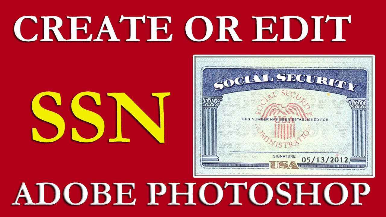 How To Edit Ssn | Ssn Pdf Template Download Free On Vimeo For Fake Social Security Card Template Download