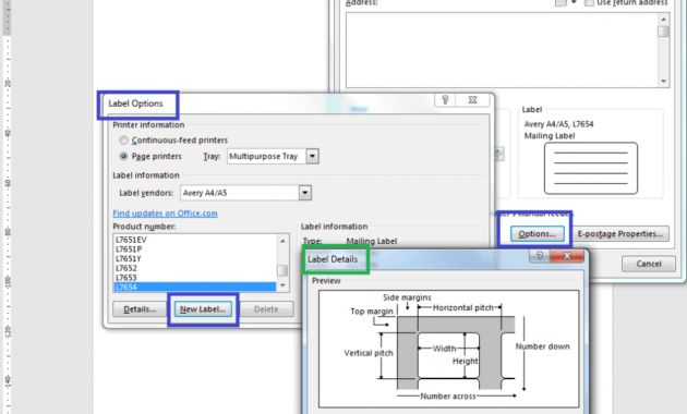 How To – How To Create Your Own Label Templates In Word intended for Microsoft Word Sticker Label Template