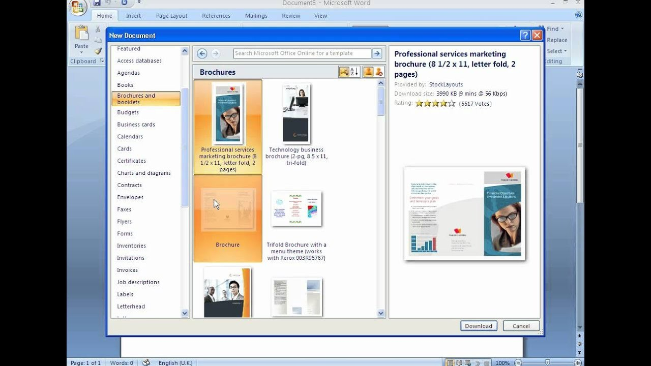 How To Make A Trifold Brochure In Word 2007 – Carlynstudio Pertaining To Booklet Template Microsoft Word 2007