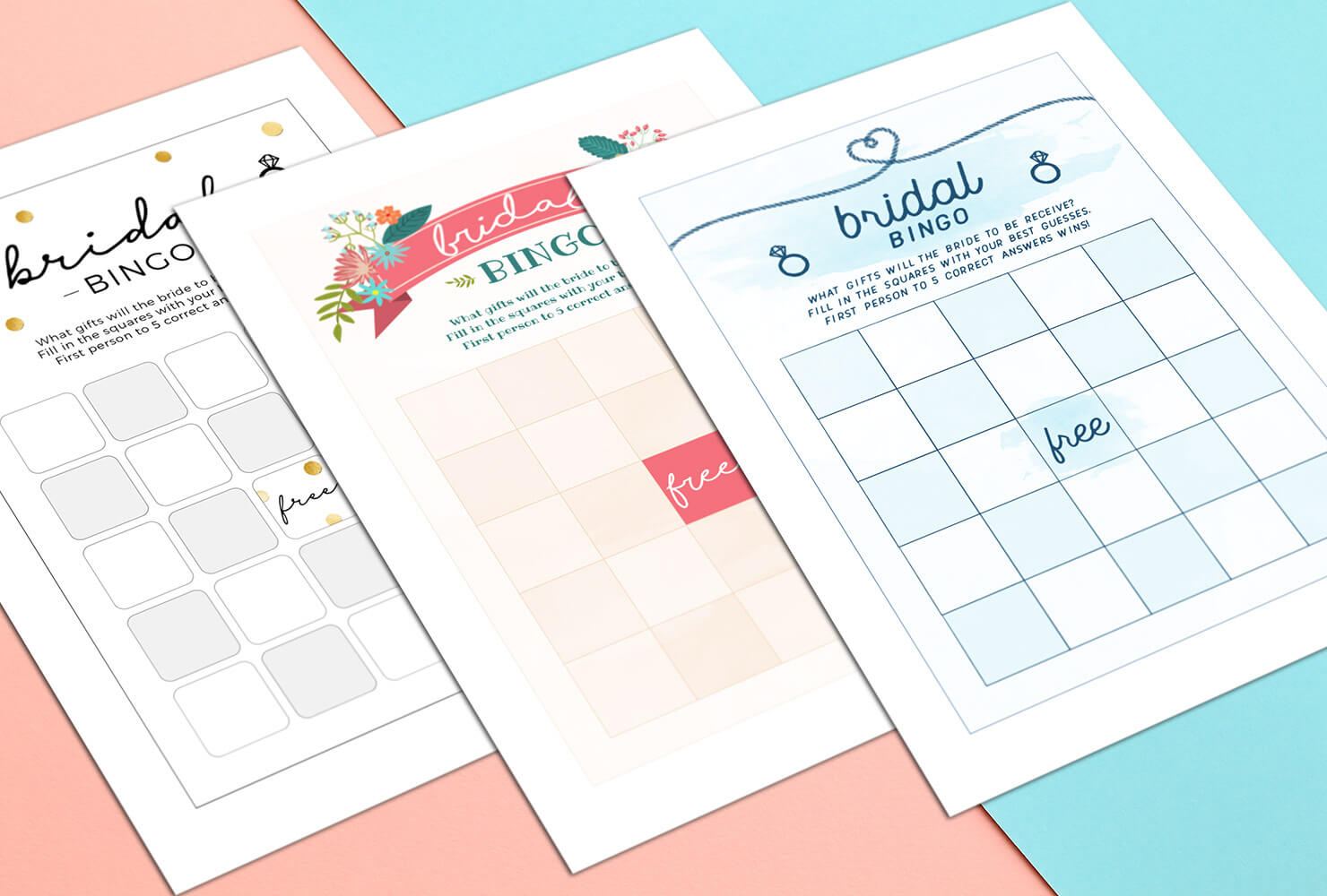 How To Play Bridal Shower Bingo (With Printables) | Shutterfly With Regard To Blank Bridal Shower Bingo Template