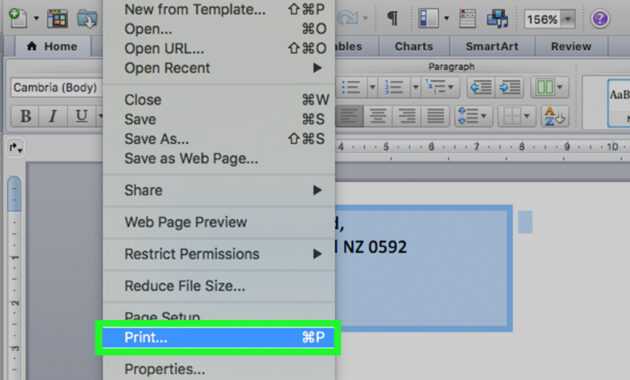 How To Print On An Envelope Using Microsoft Word (With Pictures) for Word 2013 Envelope Template