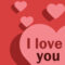 I Love You Card (Quarter Fold) In Quarter Fold Greeting Card Template