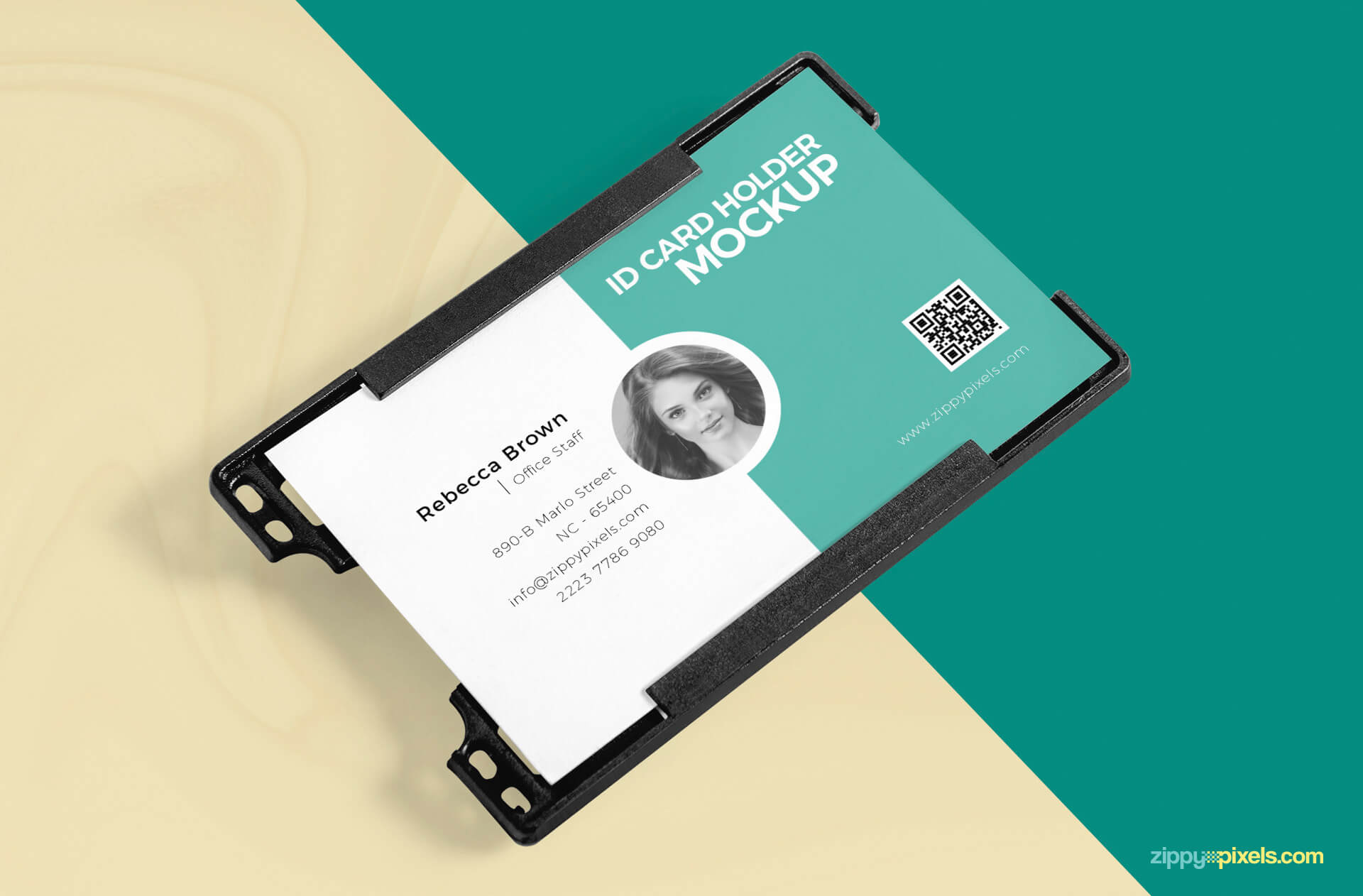 Id Card Holder Mockup | Free Psd Download | Zippypixels Within Id Card Design Template Psd Free Download