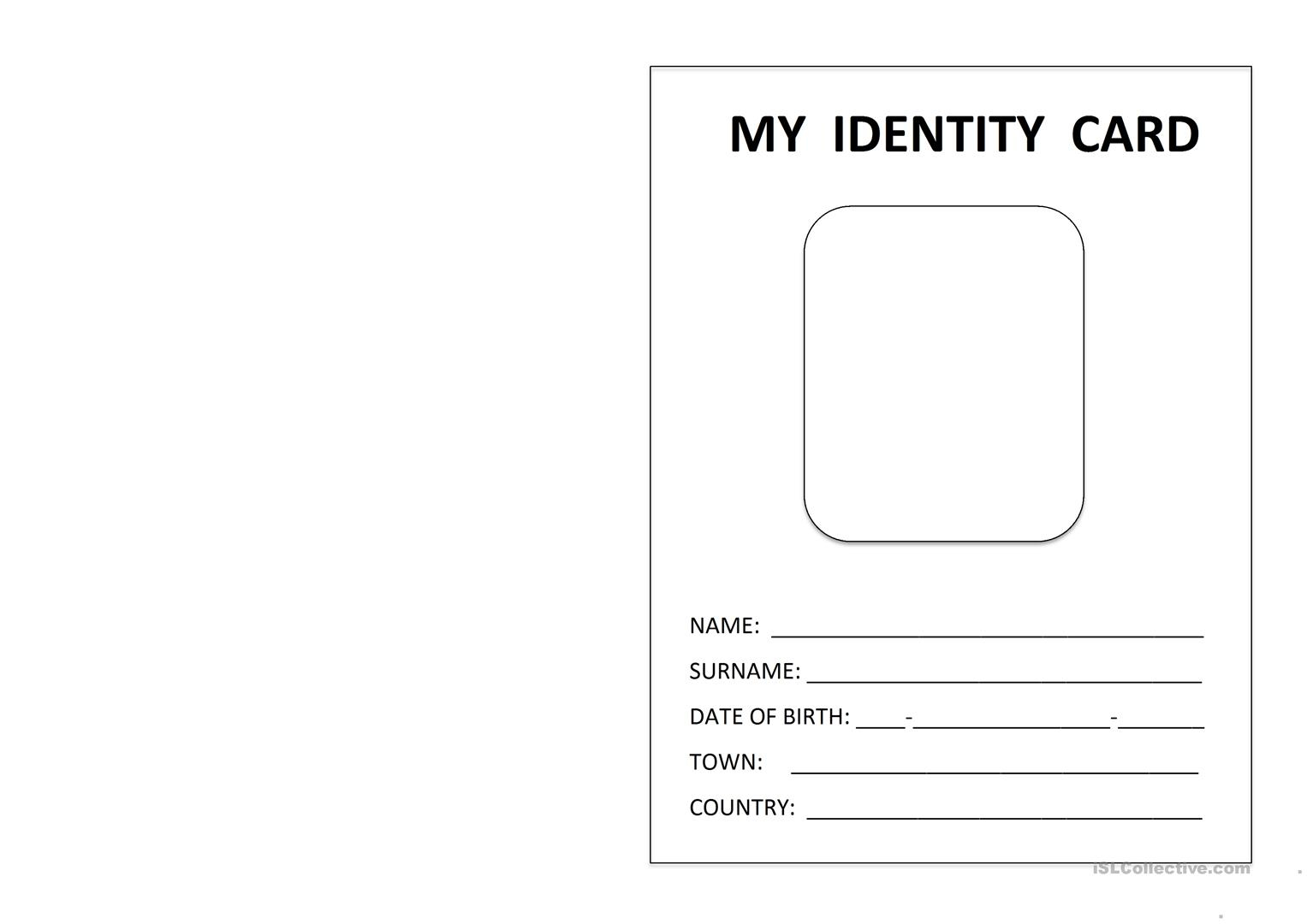 Id Card Printable – Forza.mbiconsultingltd Inside Spy Id Card Template