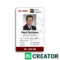 Id Card Template Recent Visualize 1 Front Of Id Employee 232 Pertaining To Employee Card Template Word