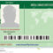 Identification Card Patient Marijuana Stock Vector With Mi6 Id Card Template