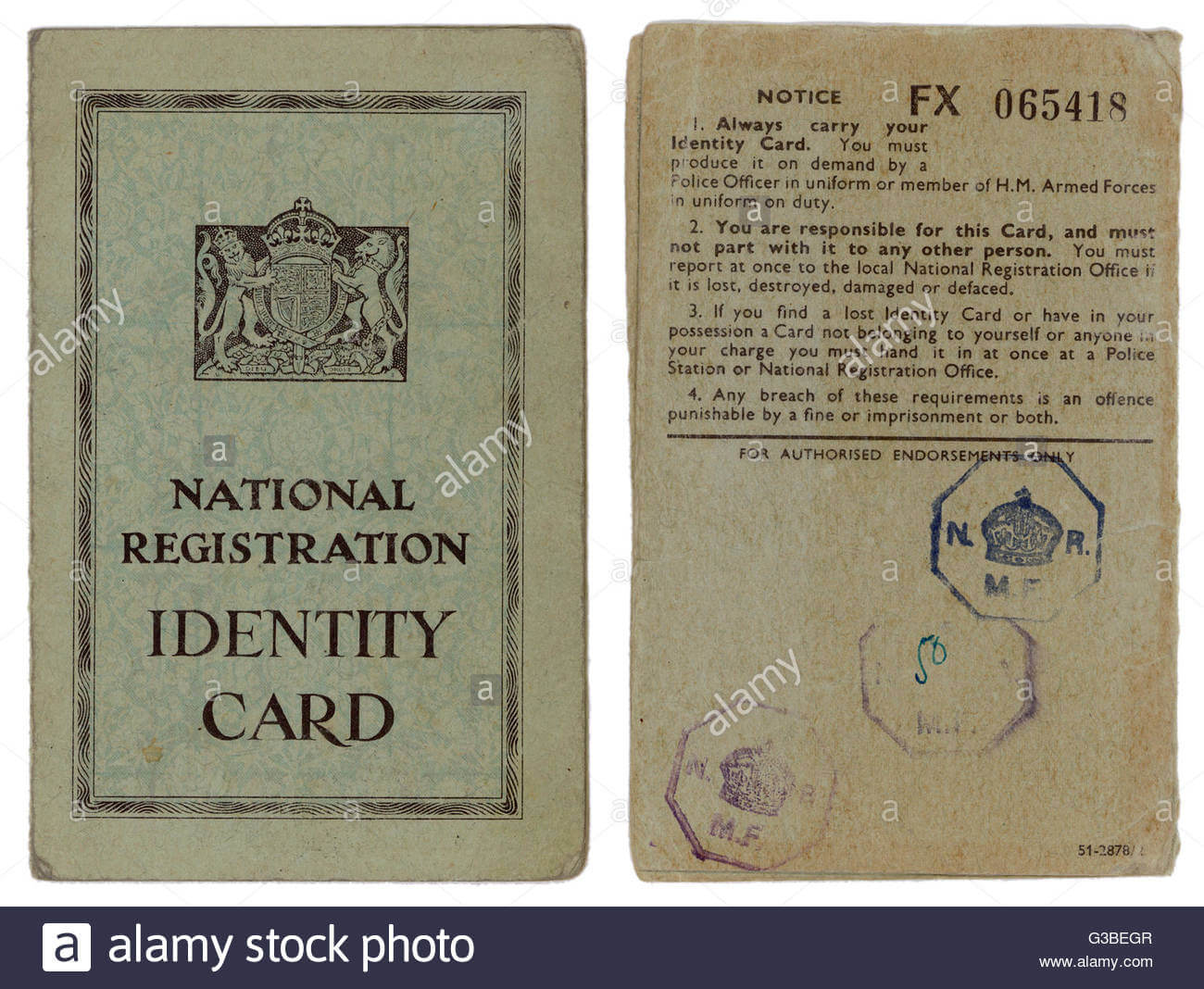 Identity Card Cut Out Stock Images & Pictures – Alamy For World War 2 Identity Card Template