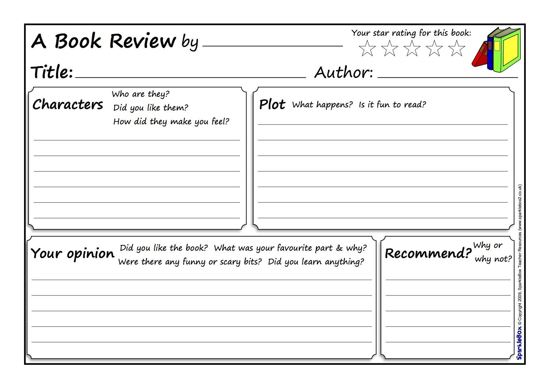 Image Result For Book Review Graphic Organizer Junior Regarding Science Report Template Ks2