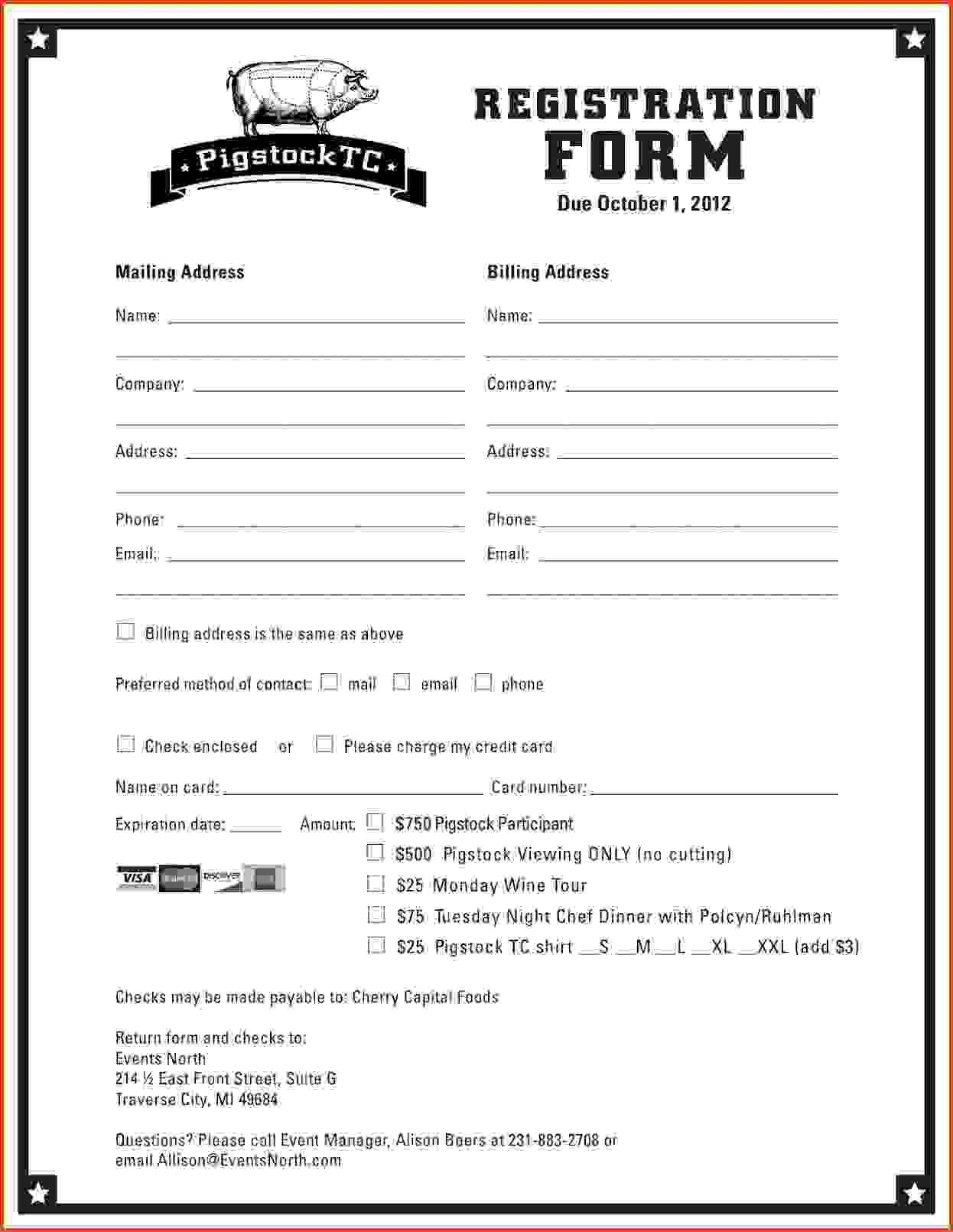 Image Result For Vendor Registration Form Template Within School Registration Form Template Word