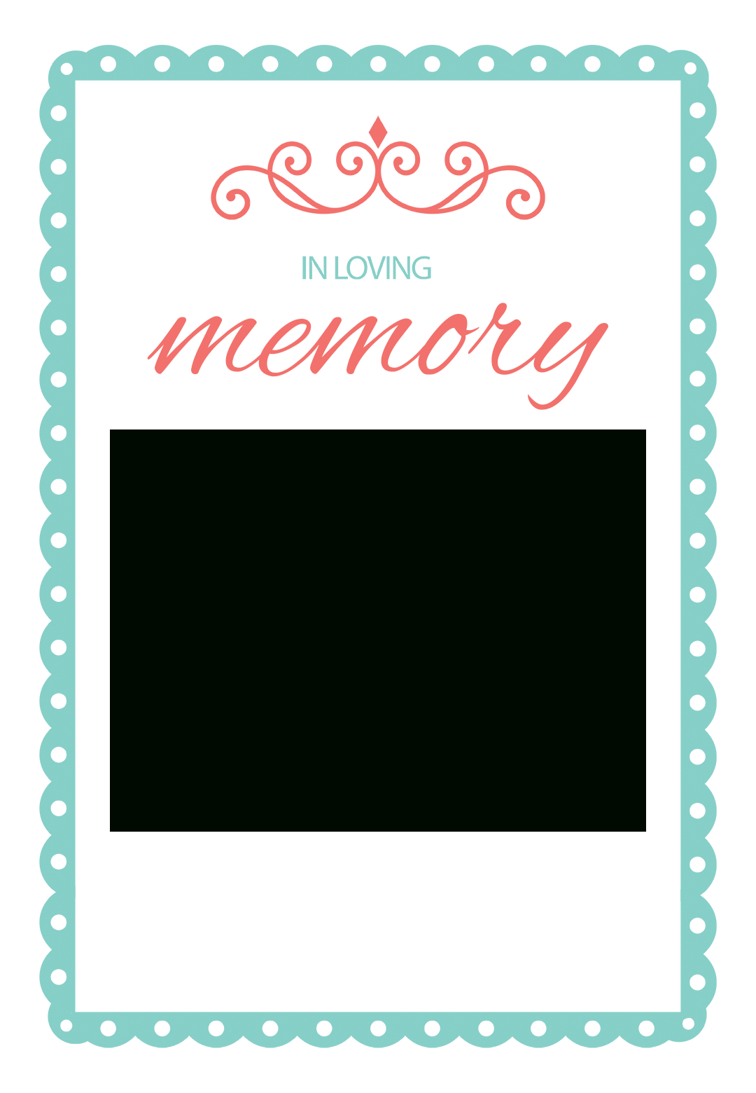 In Loving Memory – Free Memorial Card Template | Greetings Throughout In Memory Cards Templates