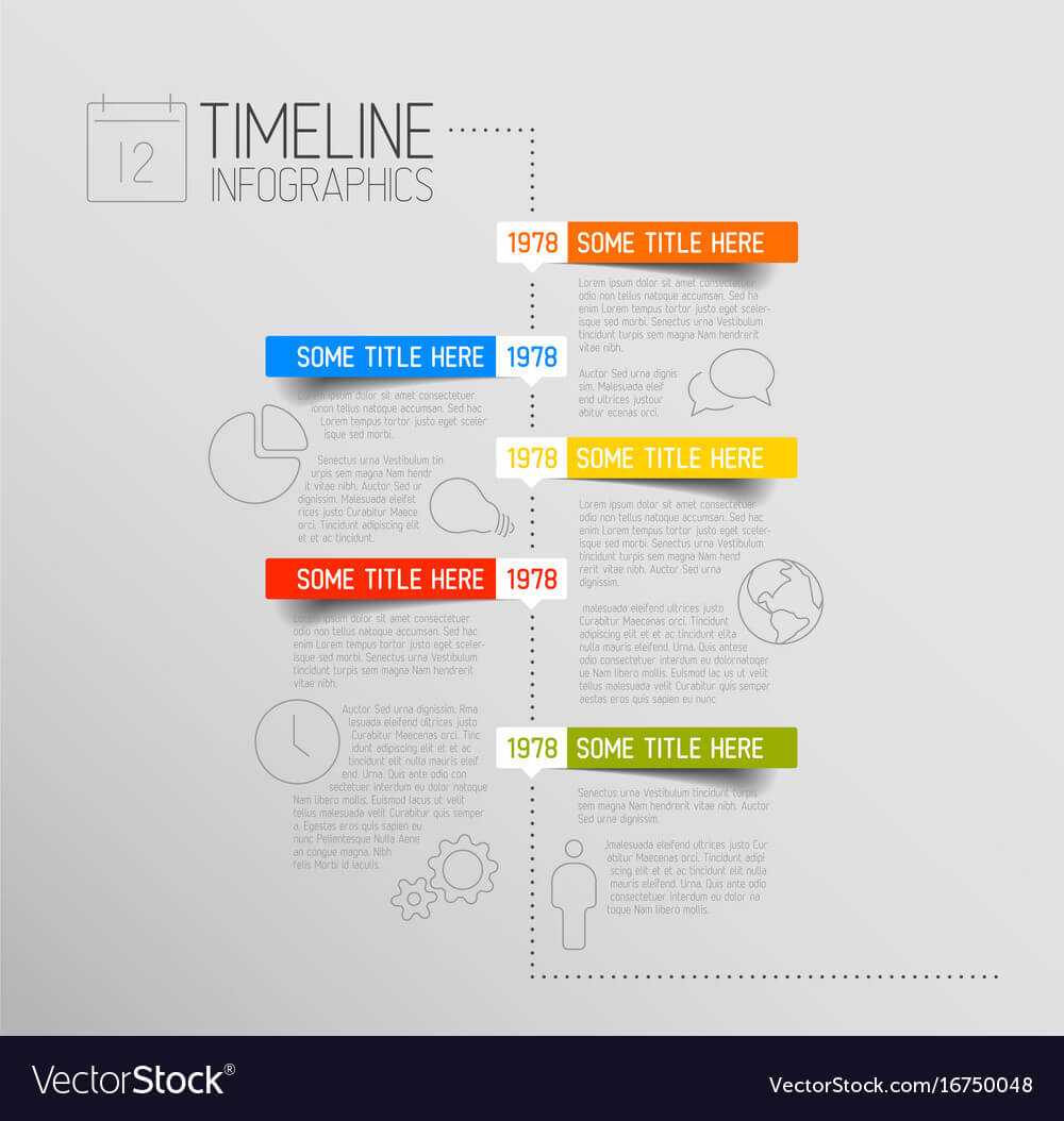 Infographic Timeline Report Template With Rounded With Rma Report Template