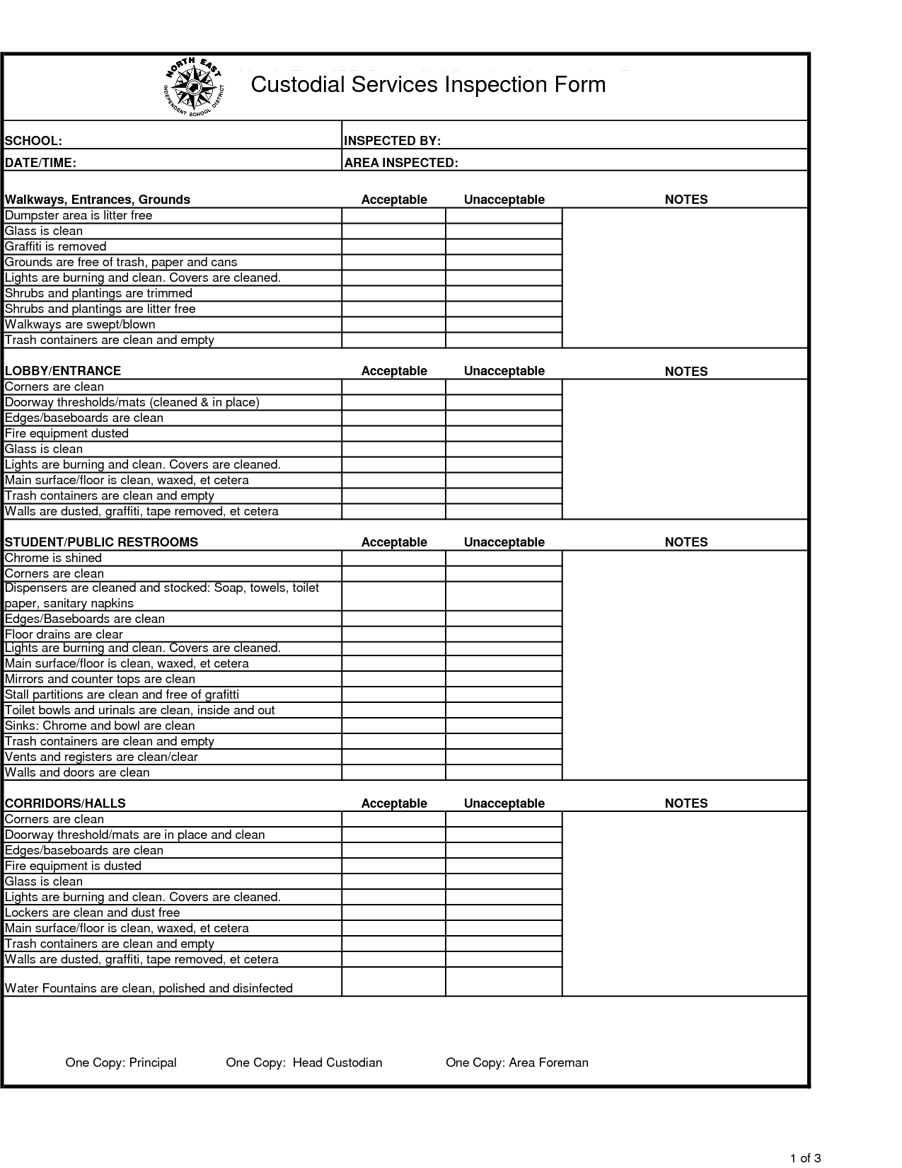 Inspection Spreadsheet Template Best Photos Of Free Inside Cleaning Report Template