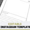 Instagram Template Editable Version Included | Spanish Throughout Book Report Template In Spanish