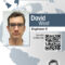 Interglobal Portrait Id Card With Qr Code Credential Inside Portrait Id Card Template