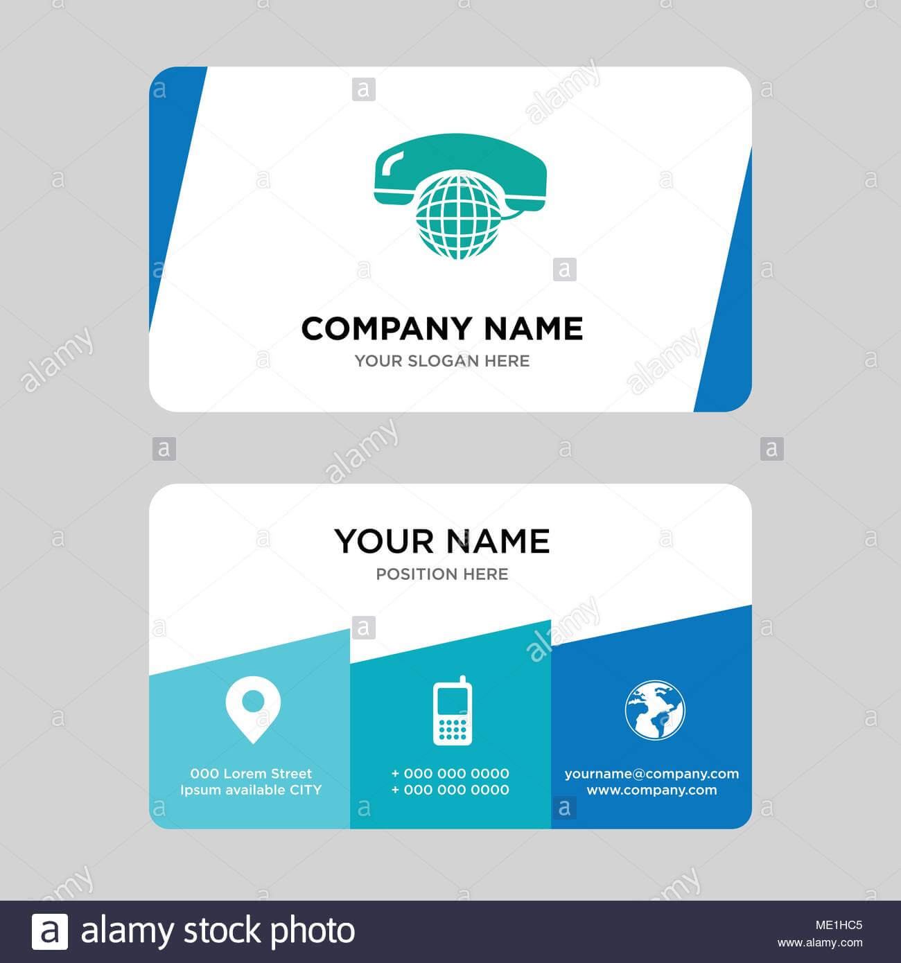 International Calling Service Business Card Design Template Pertaining To Call Card Templates