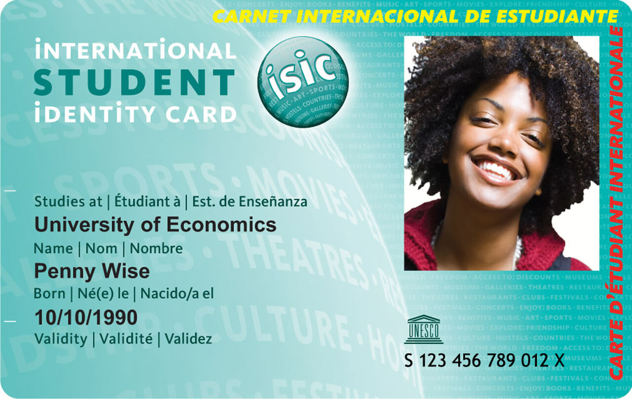 International Student Card Regarding Isic Card Template