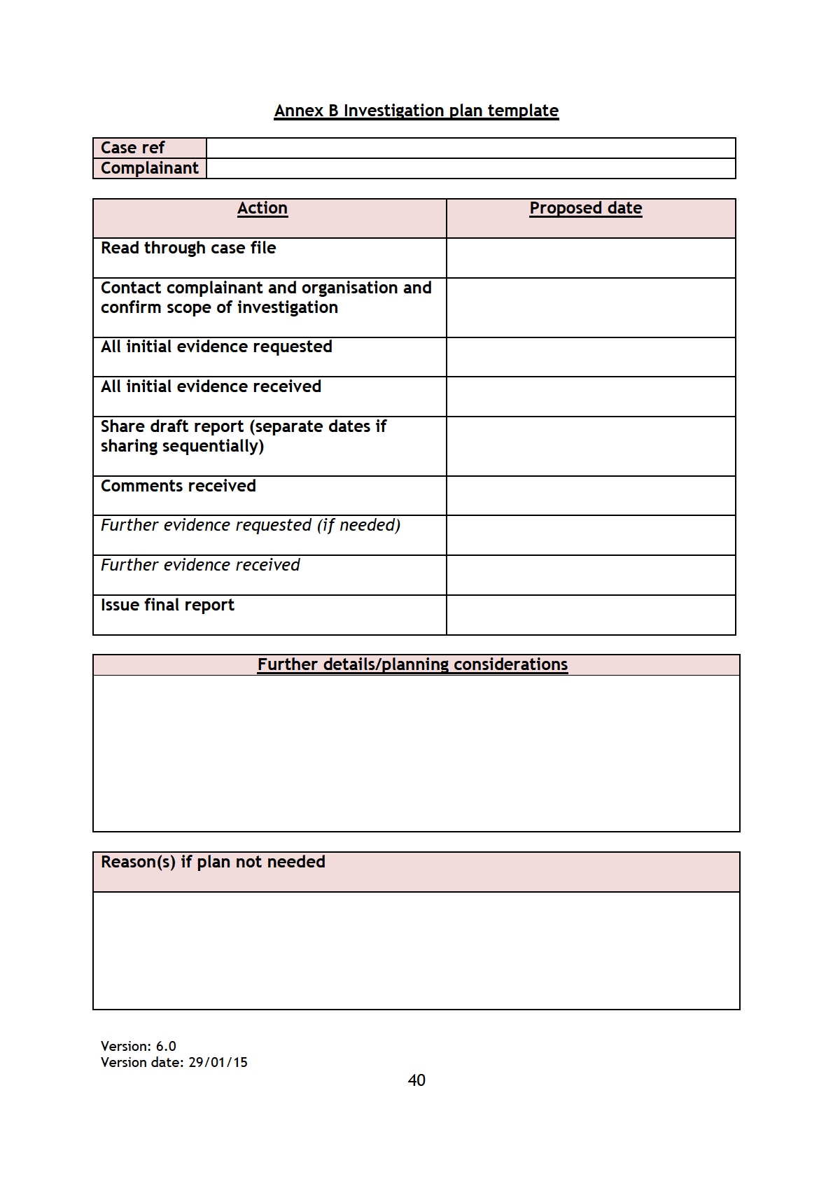 Investigation Manual 6.0 Final 20150129.pdf Pertaining To Failure Investigation Report Template