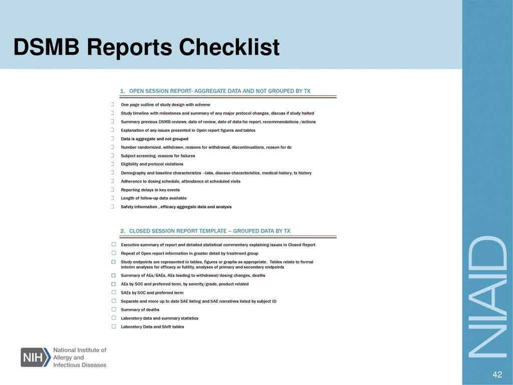 Investigator Training – Ppt Download Within Dsmb Report Template