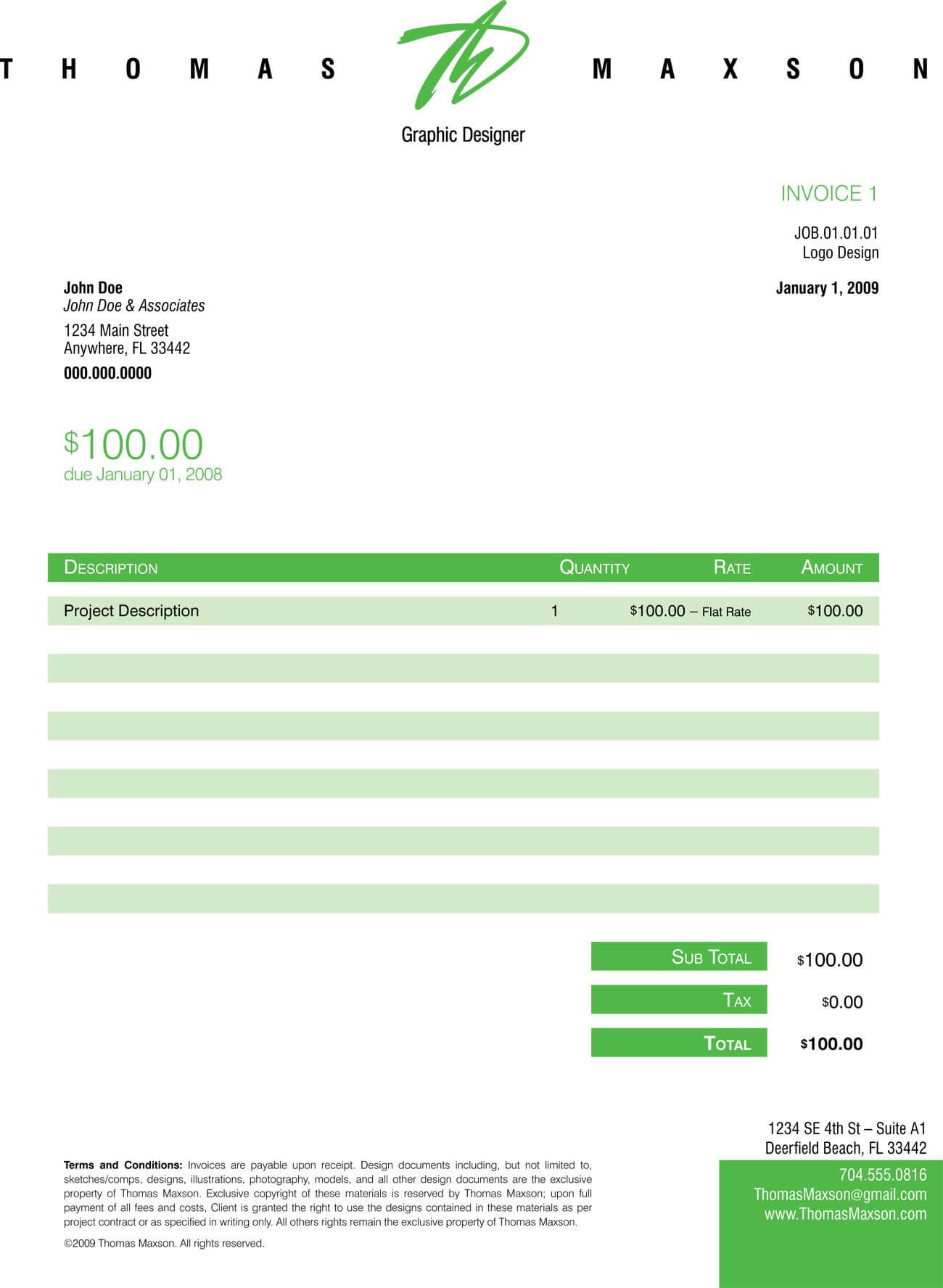 Invoice Like A Pro: Design Examples And Best Practices Regarding Web Design Invoice Template Word