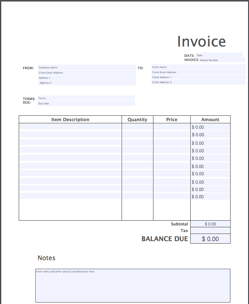 Invoice Template Pdf | Free Download | Invoice Simple Within Free Downloadable Invoice Template For Word