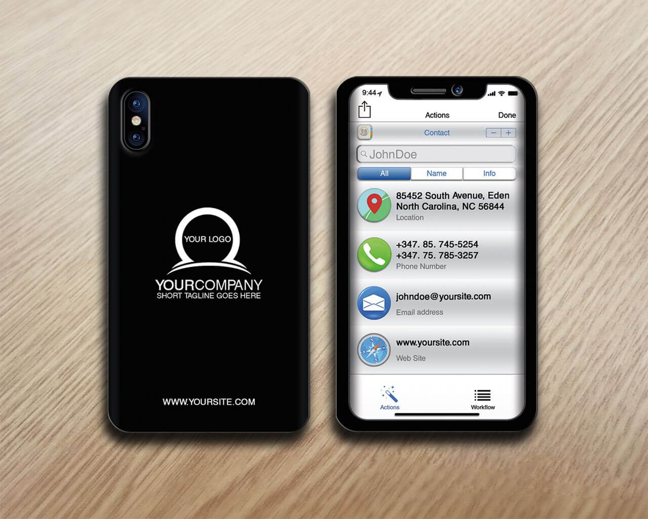 Iphone Business Card – Forza.mbiconsultingltd In Iphone Business Card Template