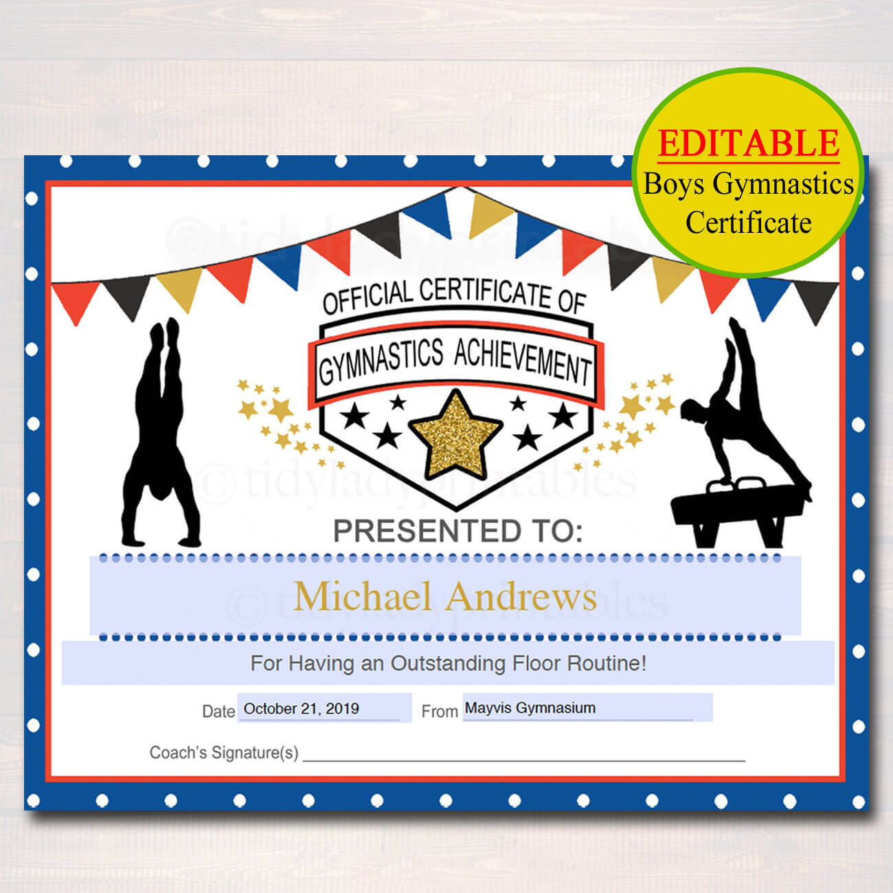 Karate Certificates Templates Free ] – Modern Certificate Throughout Gymnastics Certificate Template