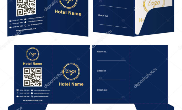 Key Card Holder Template | Hotel Key Card Holder Folder intended for Hotel Key Card Template