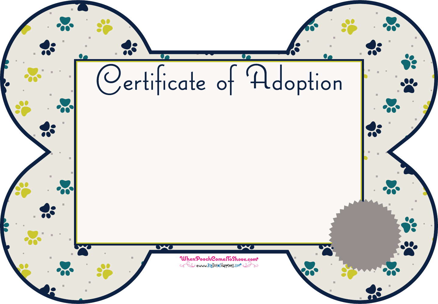 Kitten Adoption Certificate Regarding Pet Adoption Certificate Template