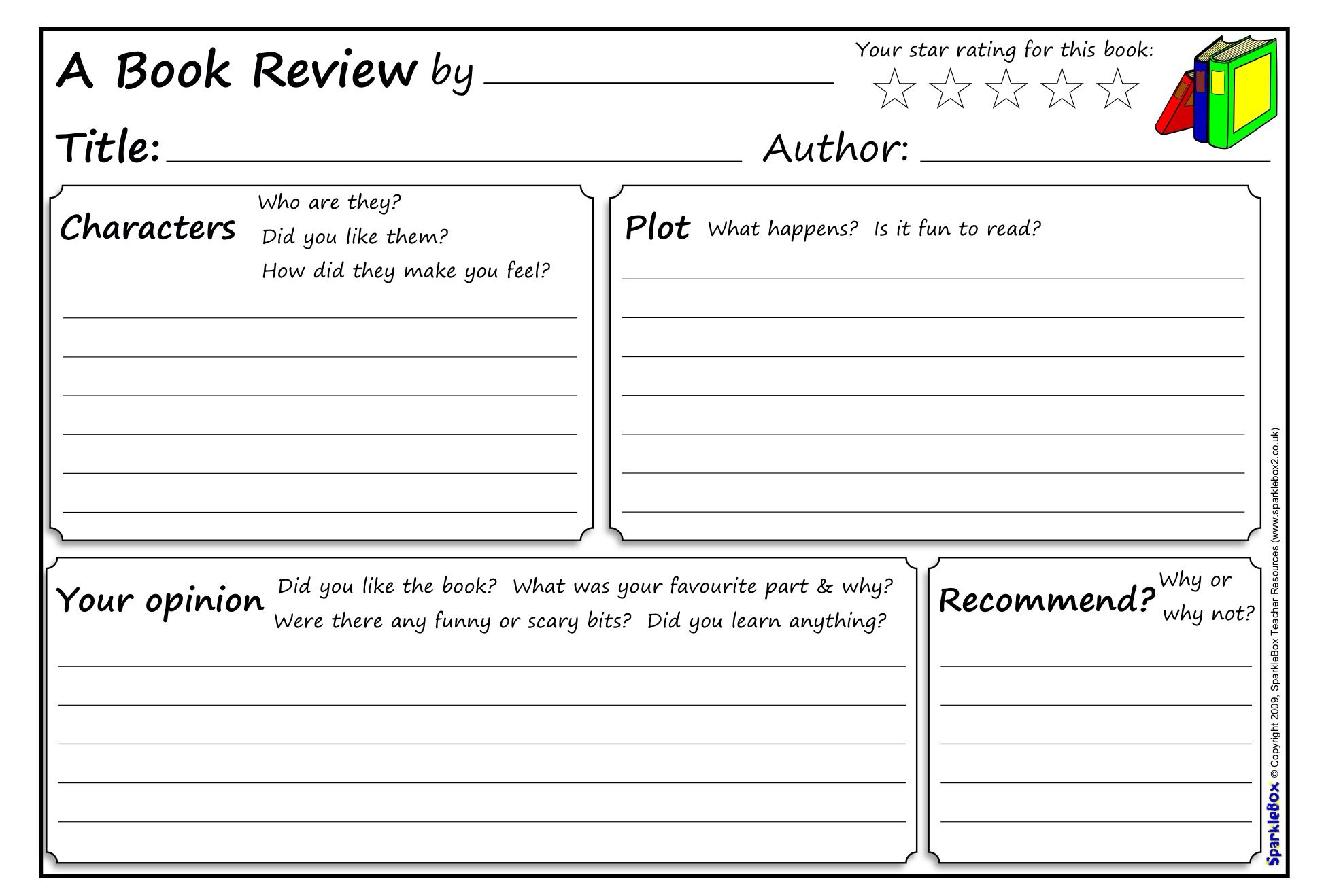 Ks2 Book Review | Writing A Book Review, Book Review Intended For Science Report Template Ks2