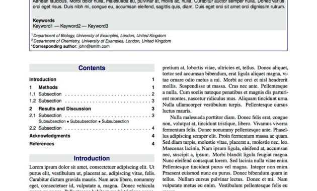 Latex Typesetting - Showcase in Technical Report Template Latex