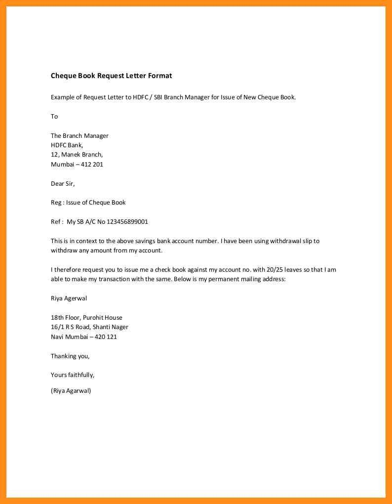 Letter Format Requesting For Cheque Book Fresh Cheque Book Inside Check Request Template Word